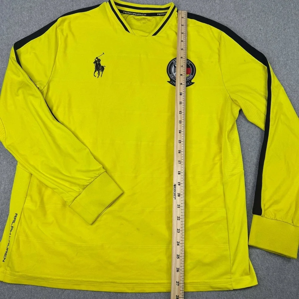 Polo‎ Ralph Lauren Sport Long Sleeve Jersey Mens Sz L Germany DEU Performance